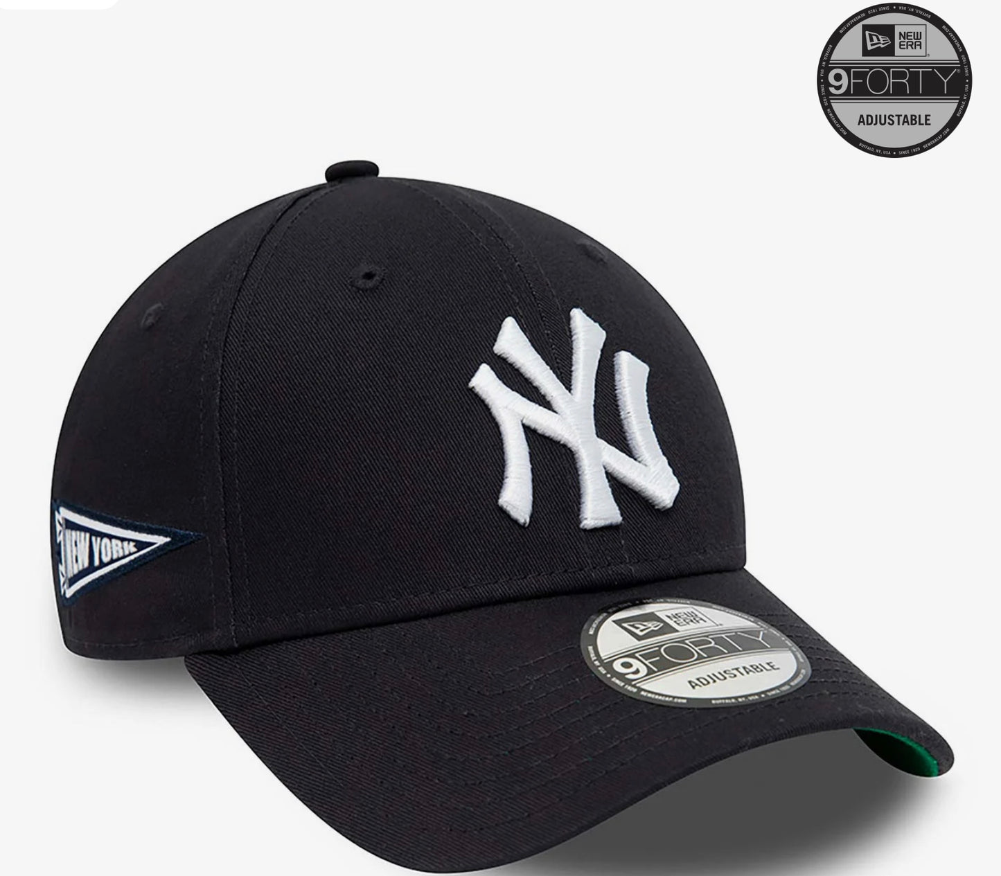 Cappellino 9FORTY New York Yankees regolabile blu/visiera verde