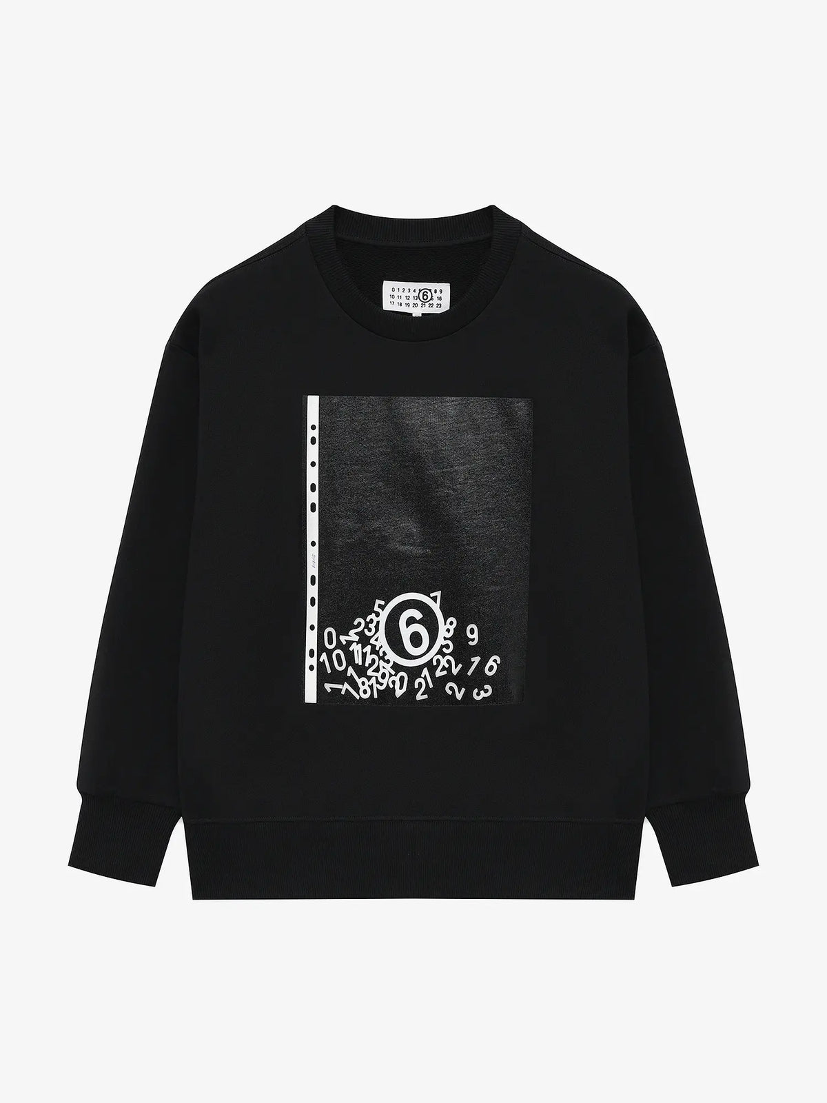 Felpa Maison Margiela girocollo nero - 8/16 ANNI
