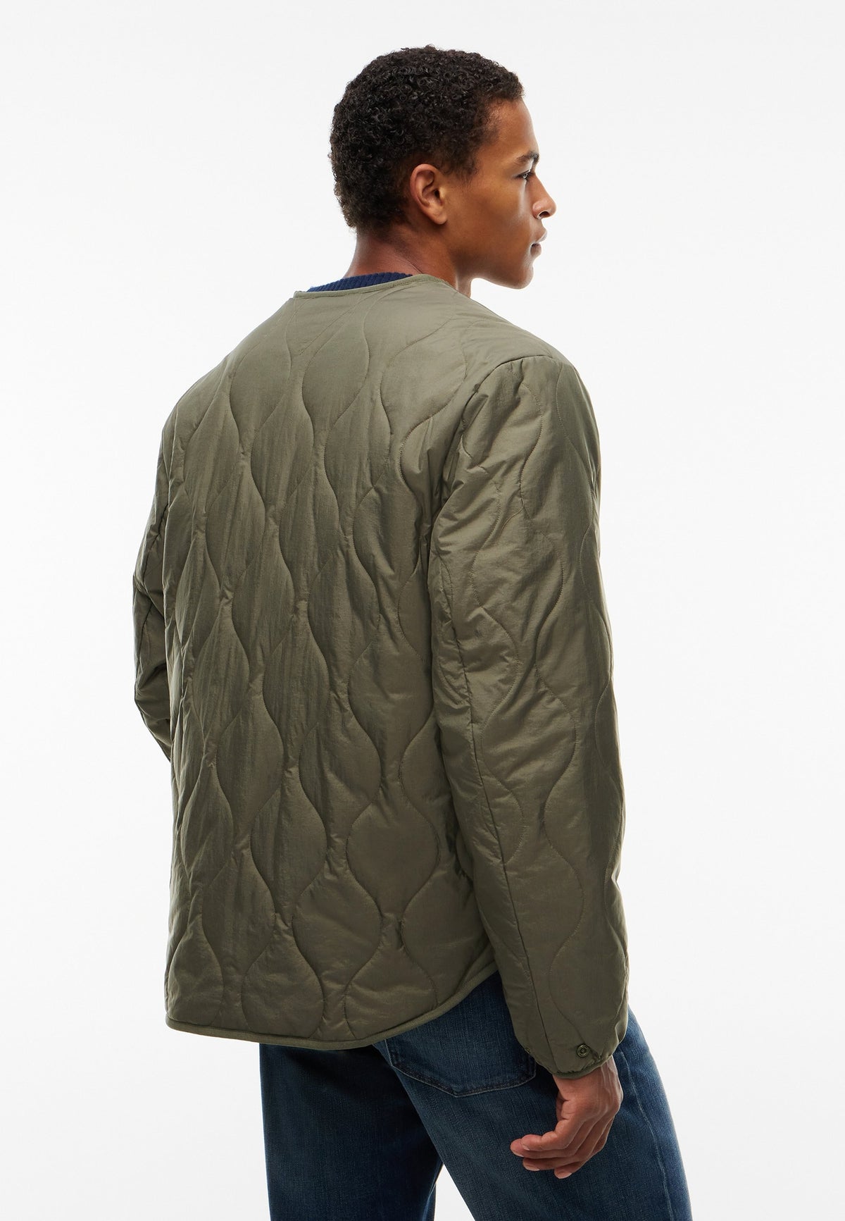 Giacca Tommy jeans trapuntata verde