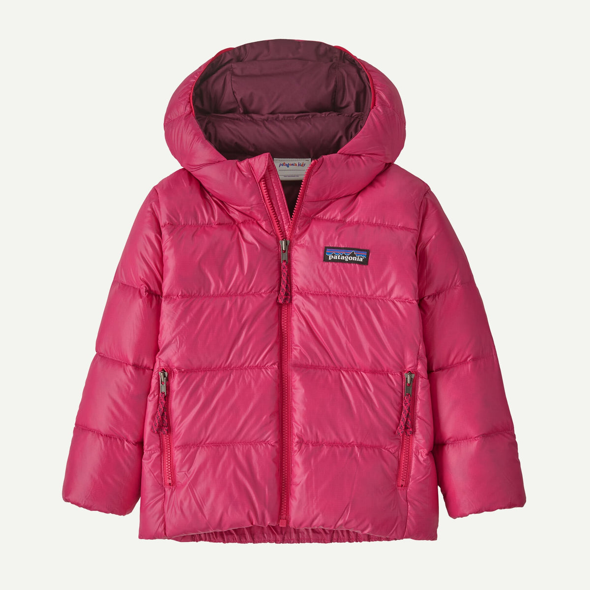 Giacca Baby Hi-loft down con cappuccio fucsia - 2/5 ANNI
