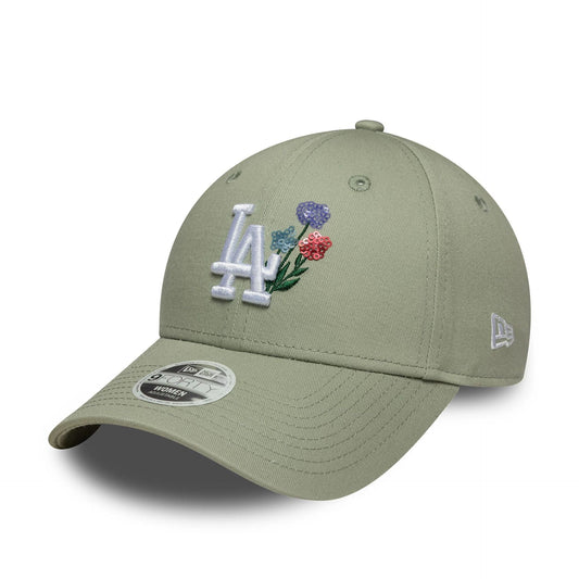 Cappellino 9FORTY fiori verde pastello da donna