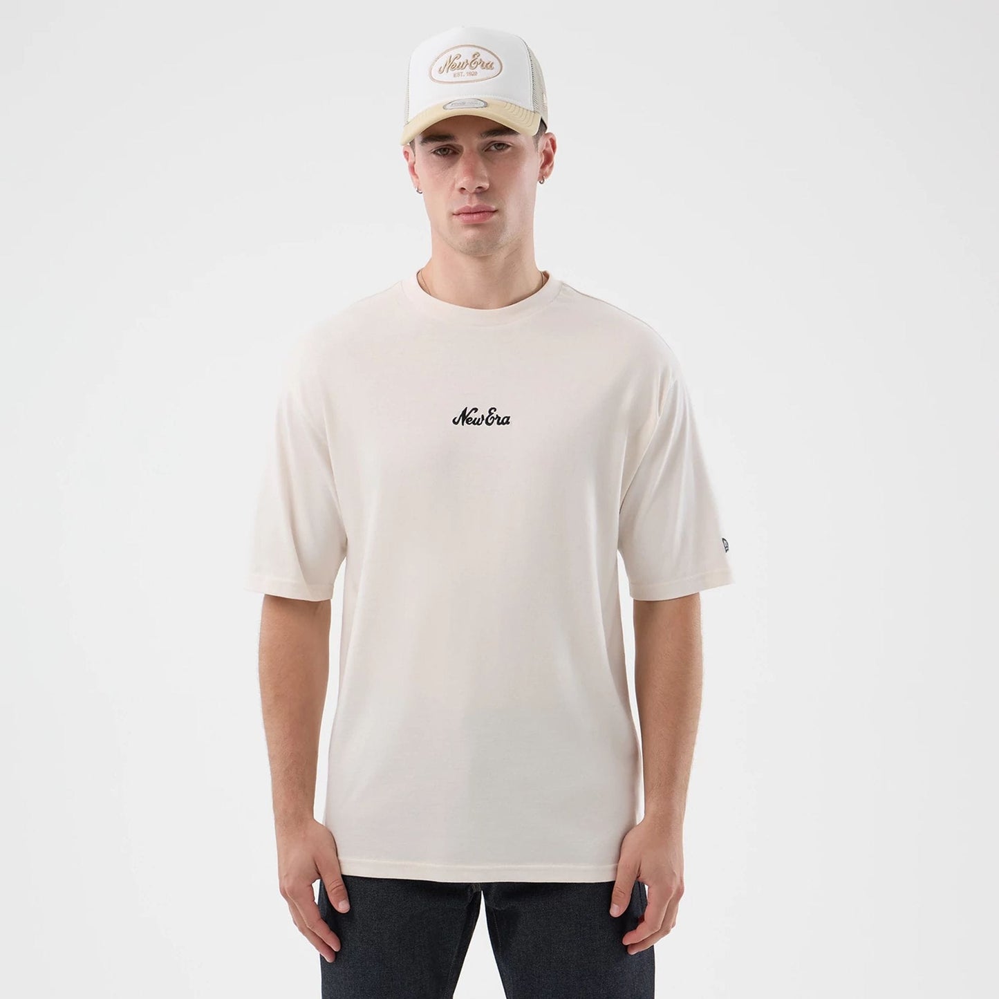 T-Shirt New Era Floral bianco