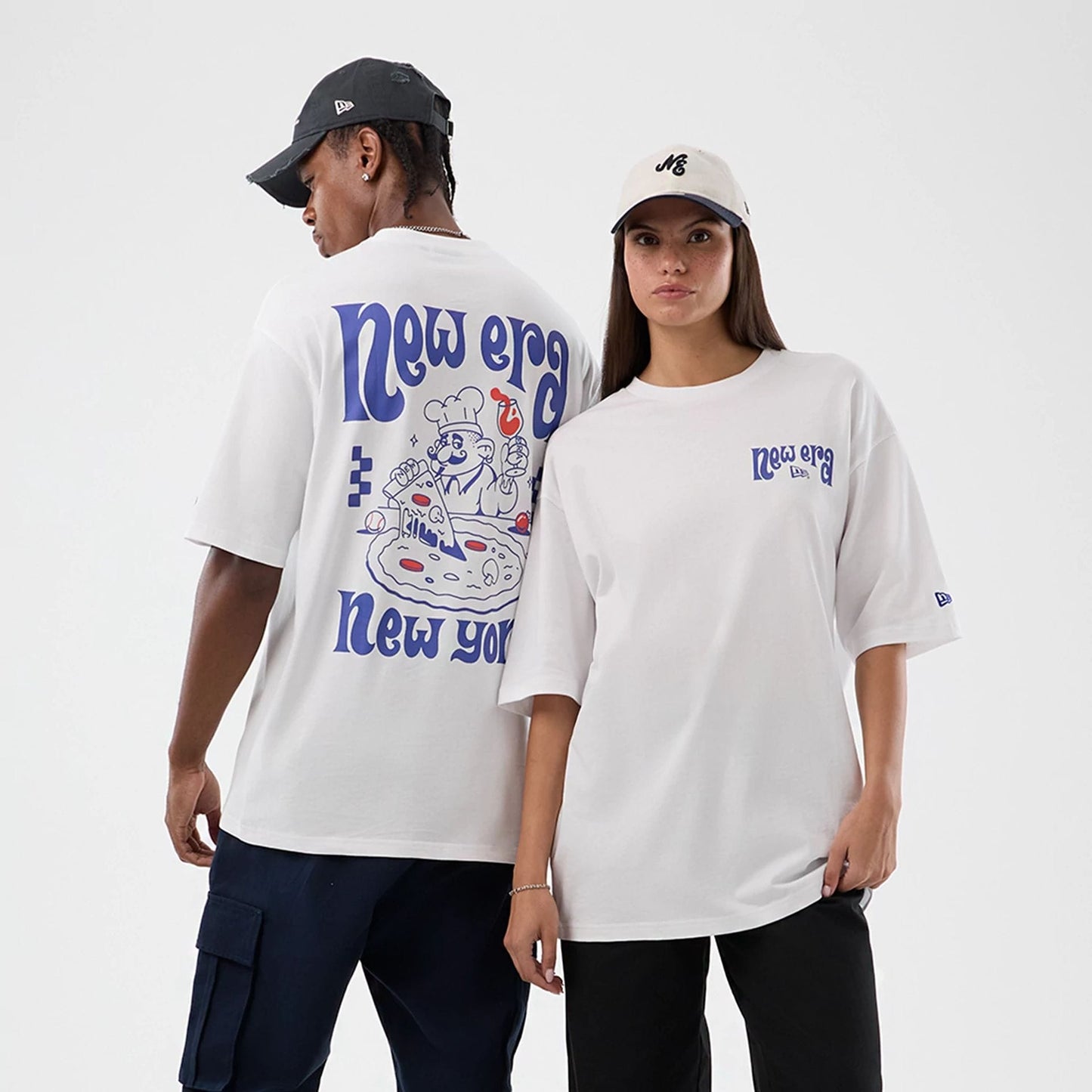 T-Shirt New Era Fun bianco