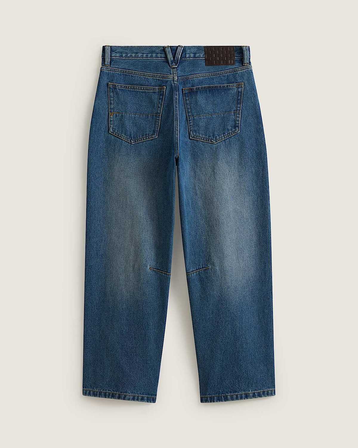 Jeans Check 5 barrel denim blu