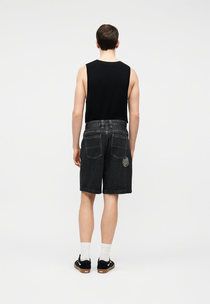 Pantaloncini Big Santa cruz in denim nero