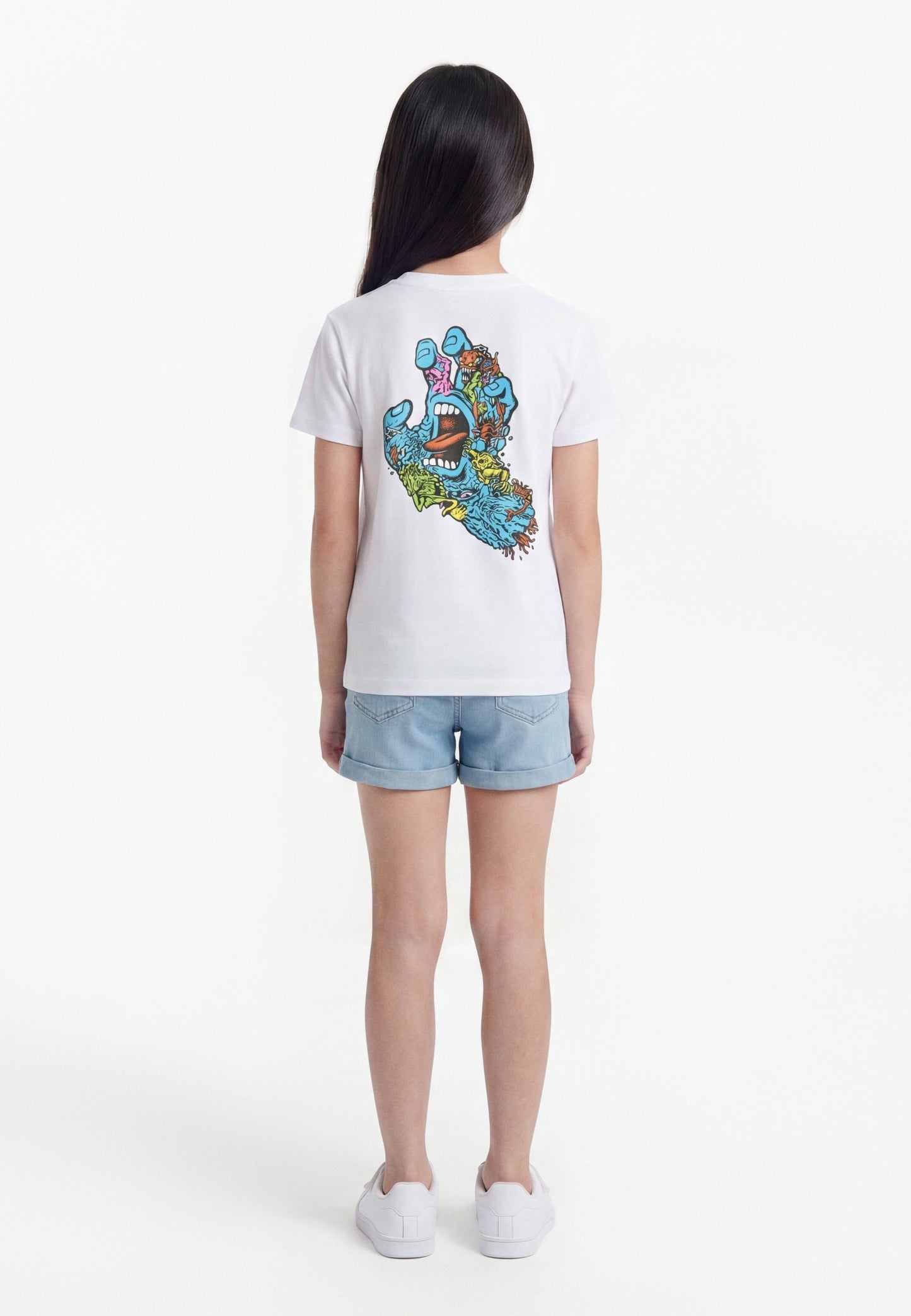 T-Shirt Roskopp screaming five bianco - 6/14 ANNI