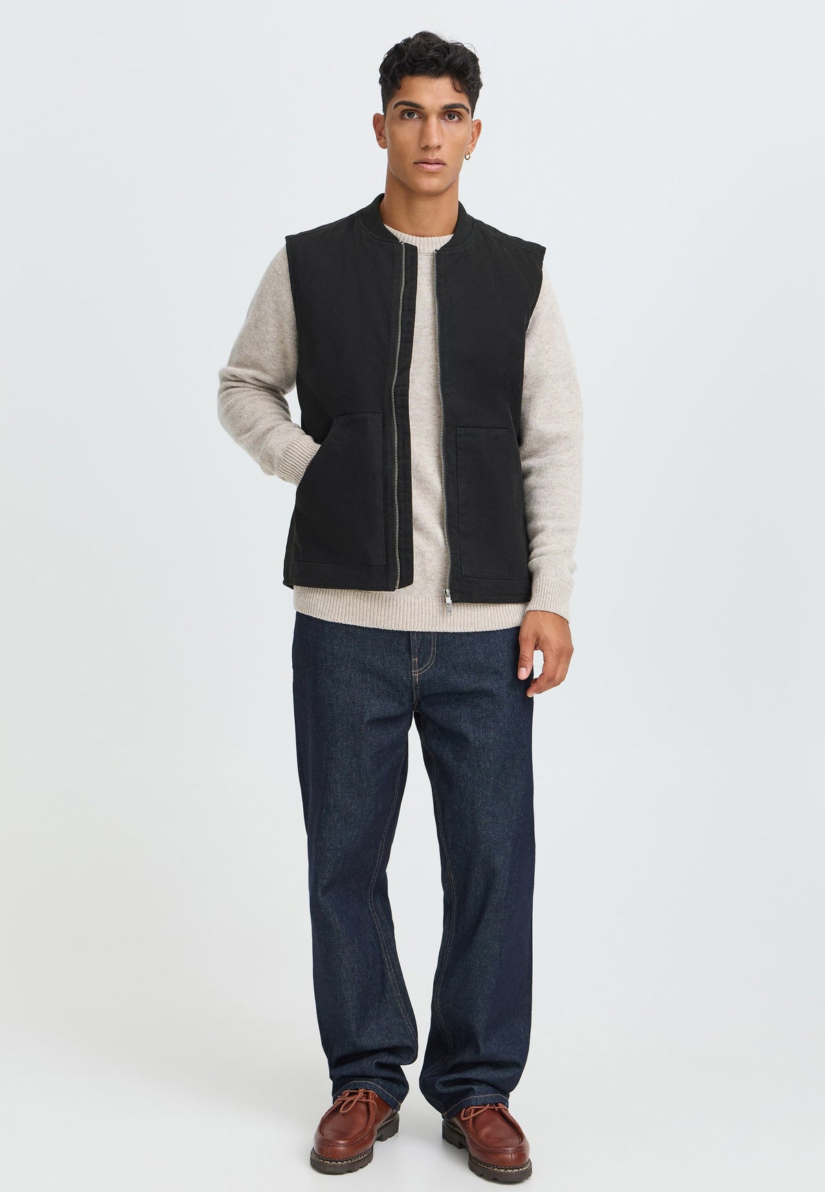 Gilet SOLID x FERRAMENTAWEAR nero