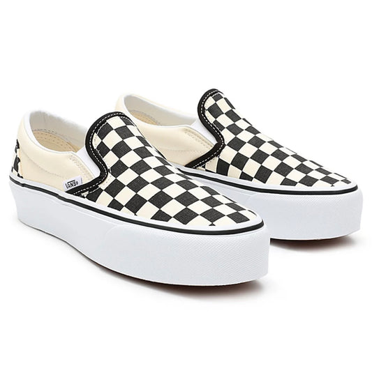 Vans Classic Slip-On checkerboard platform scacchi