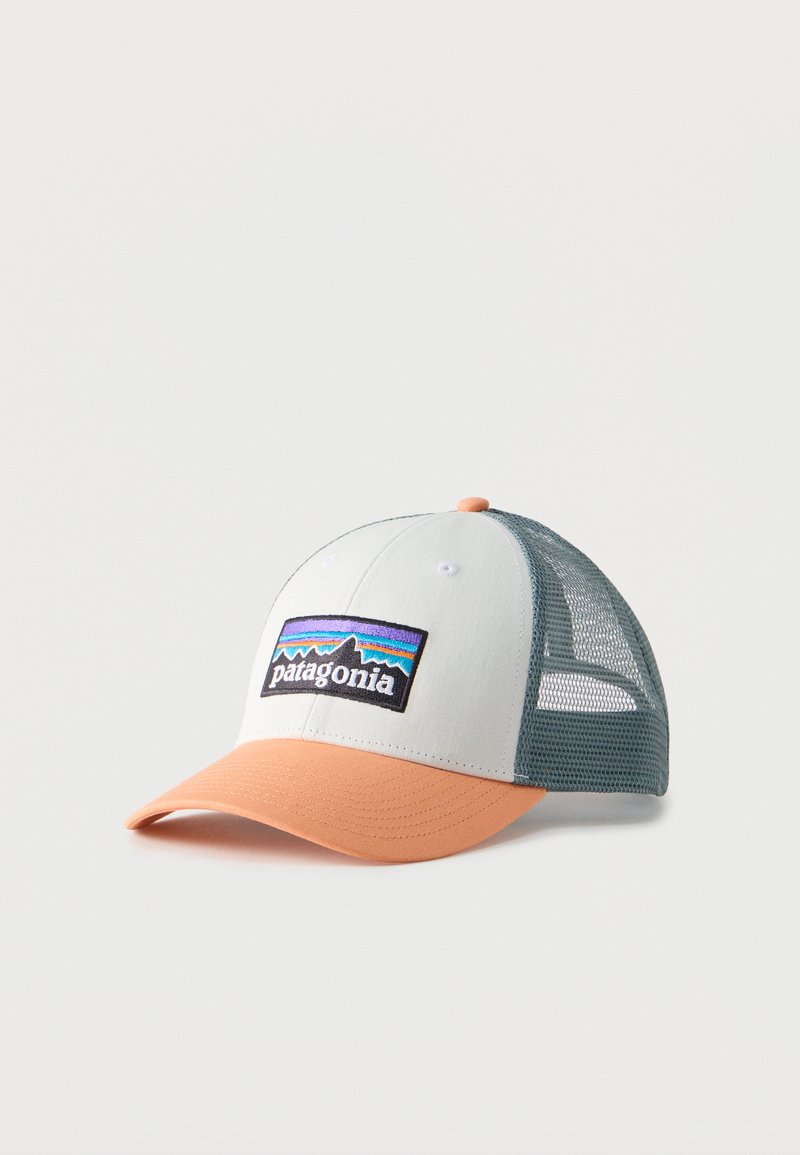 Cappellino Patagonia logo retinato arancio/bianco/celeste