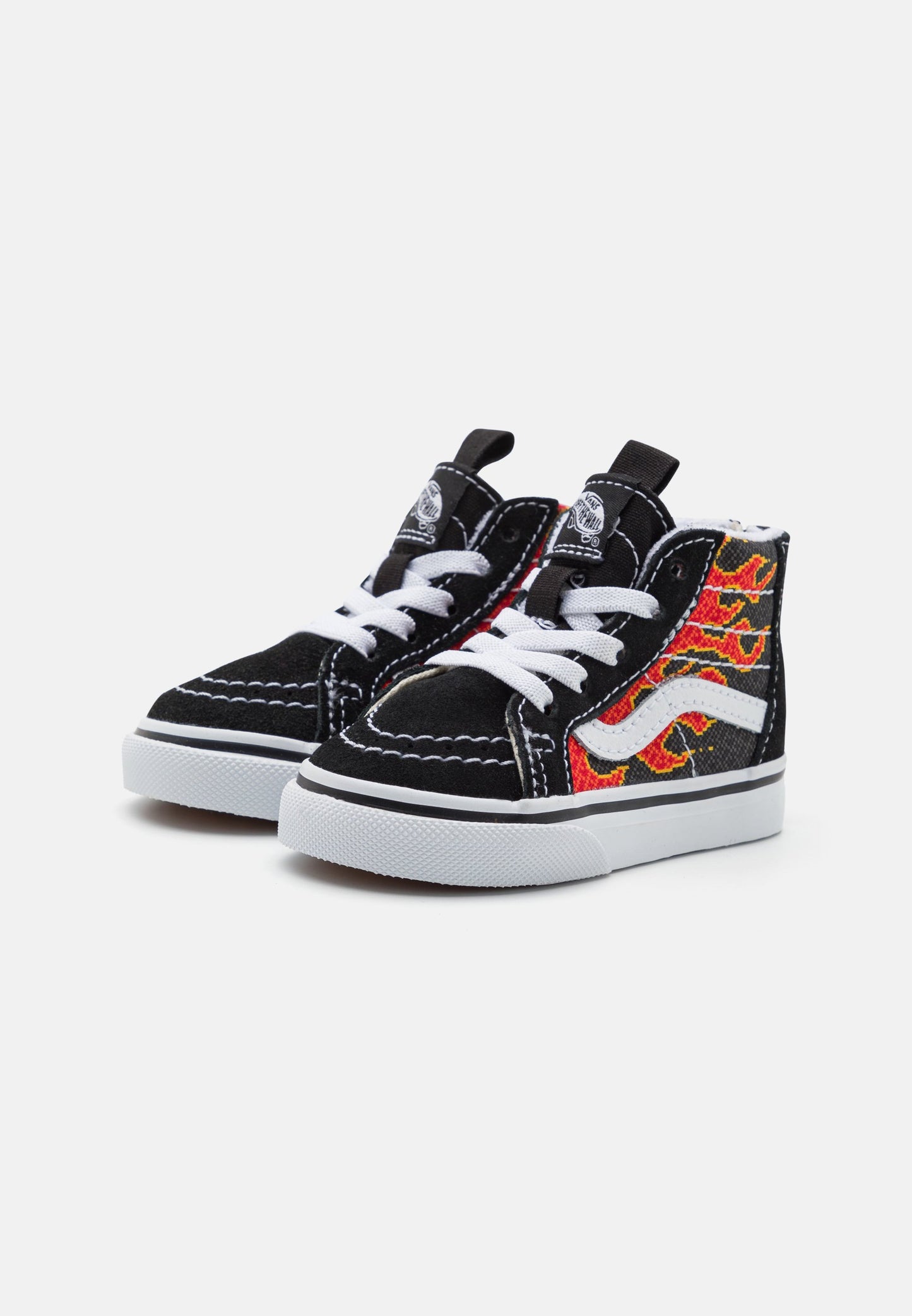 Vans Sk8-Hi zip con fiamme da bimbo/a