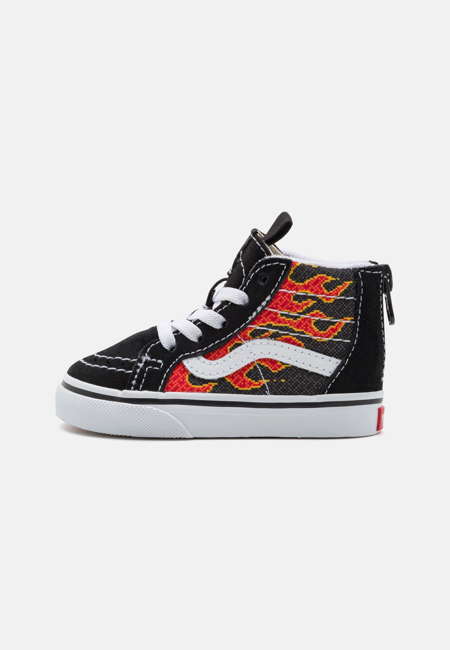 Vans Sk8-Hi zip con fiamme da bimbo/a