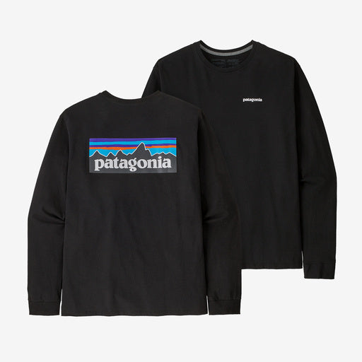 T-shirt Patagonia manica lunga nero