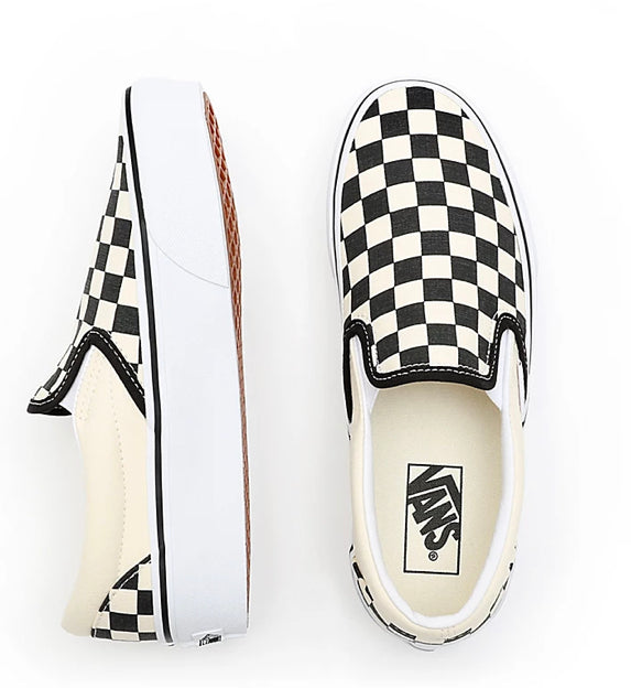 Vans Classic Slip-On checkerboard platform scacchi