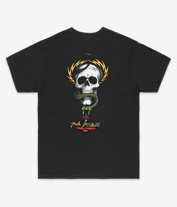 T-Shirt McGill skull & snake nero