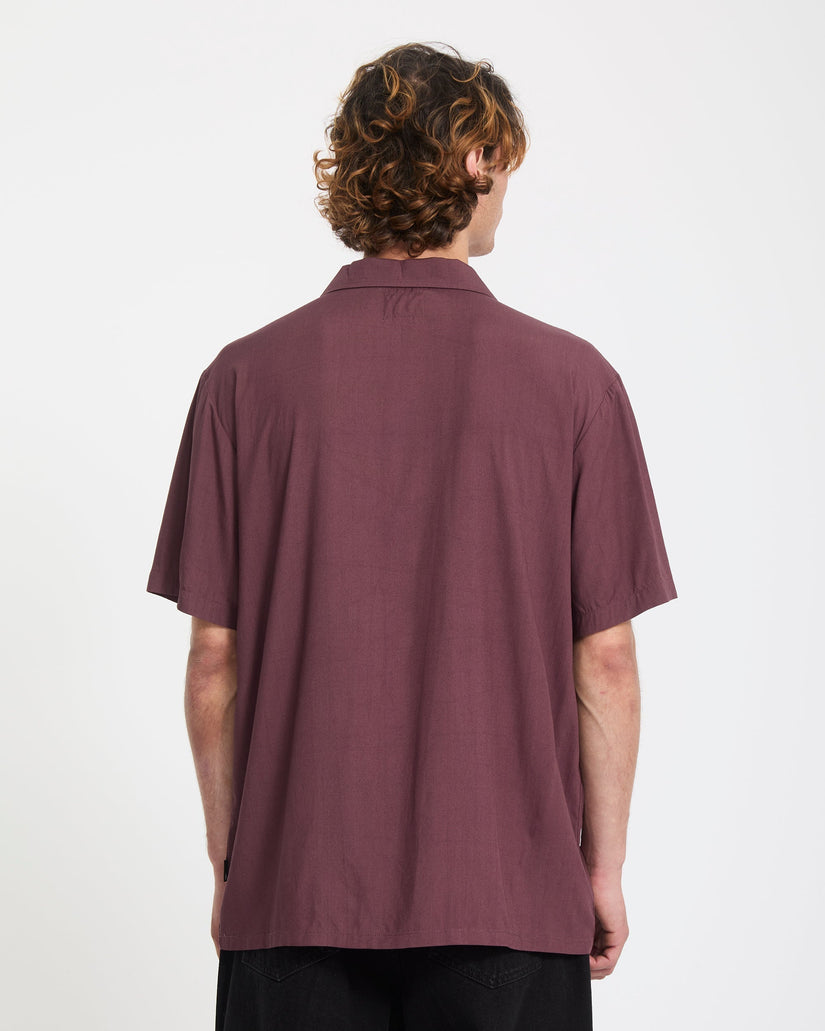 Camicia Single stone bordeaux