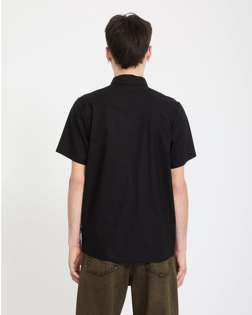 Camicia Everett oxford nero