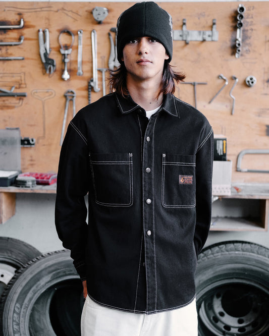 Camicia Levelstone nero