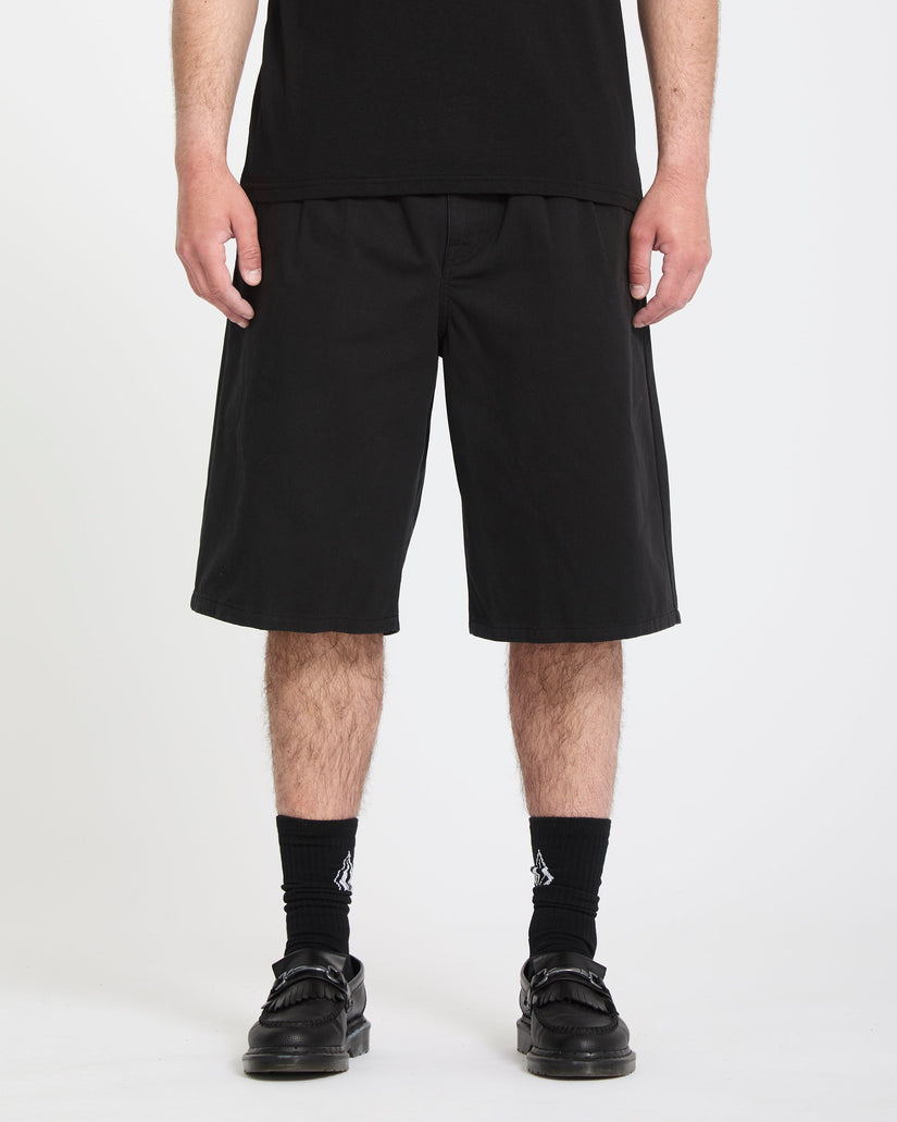 Pantaloncini Chillow pleat chino nero