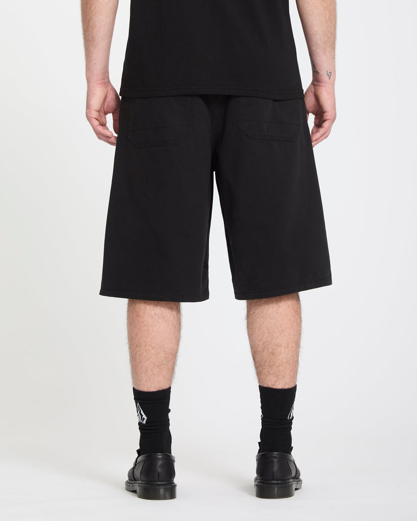 Pantaloncini Chillow pleat chino nero
