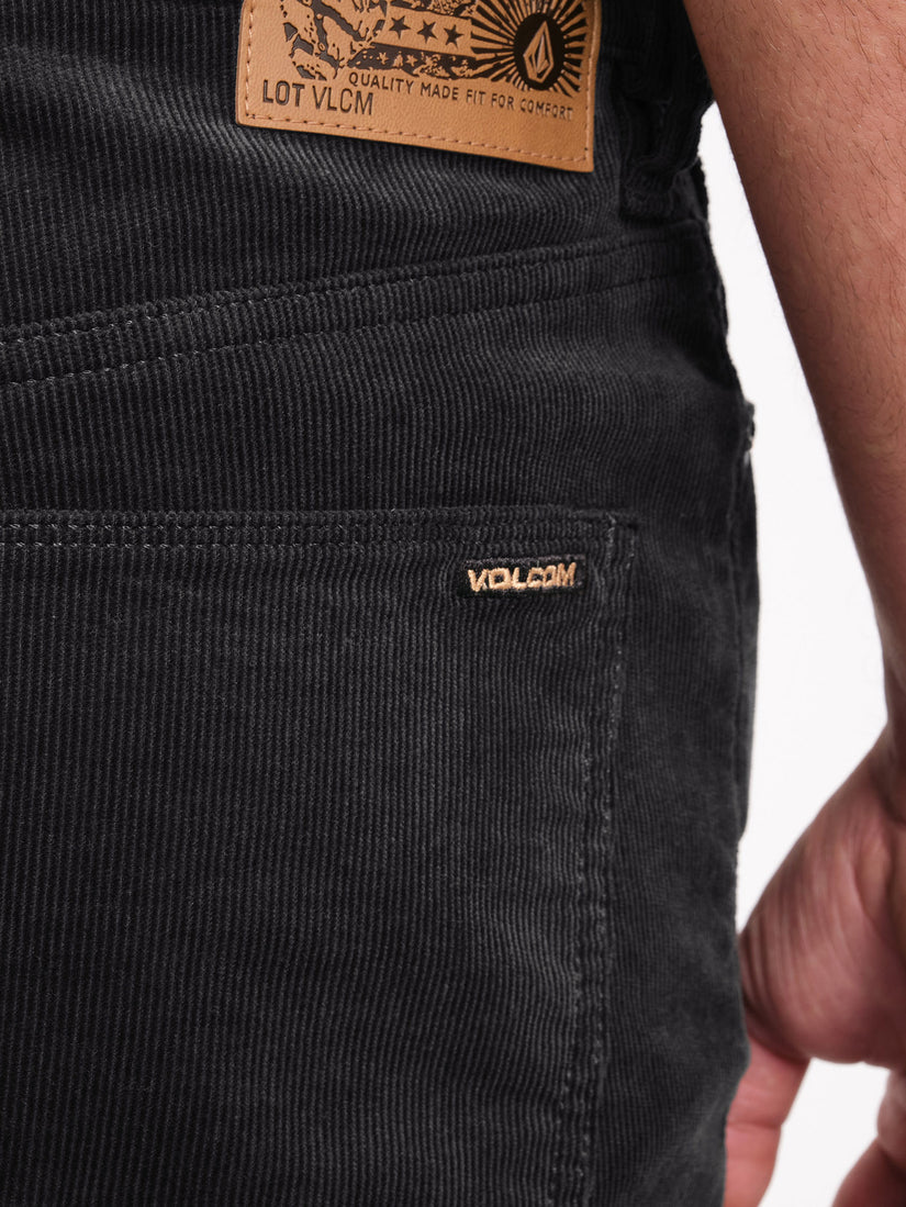 Pantalone Solver 5 pocket in velluto nero