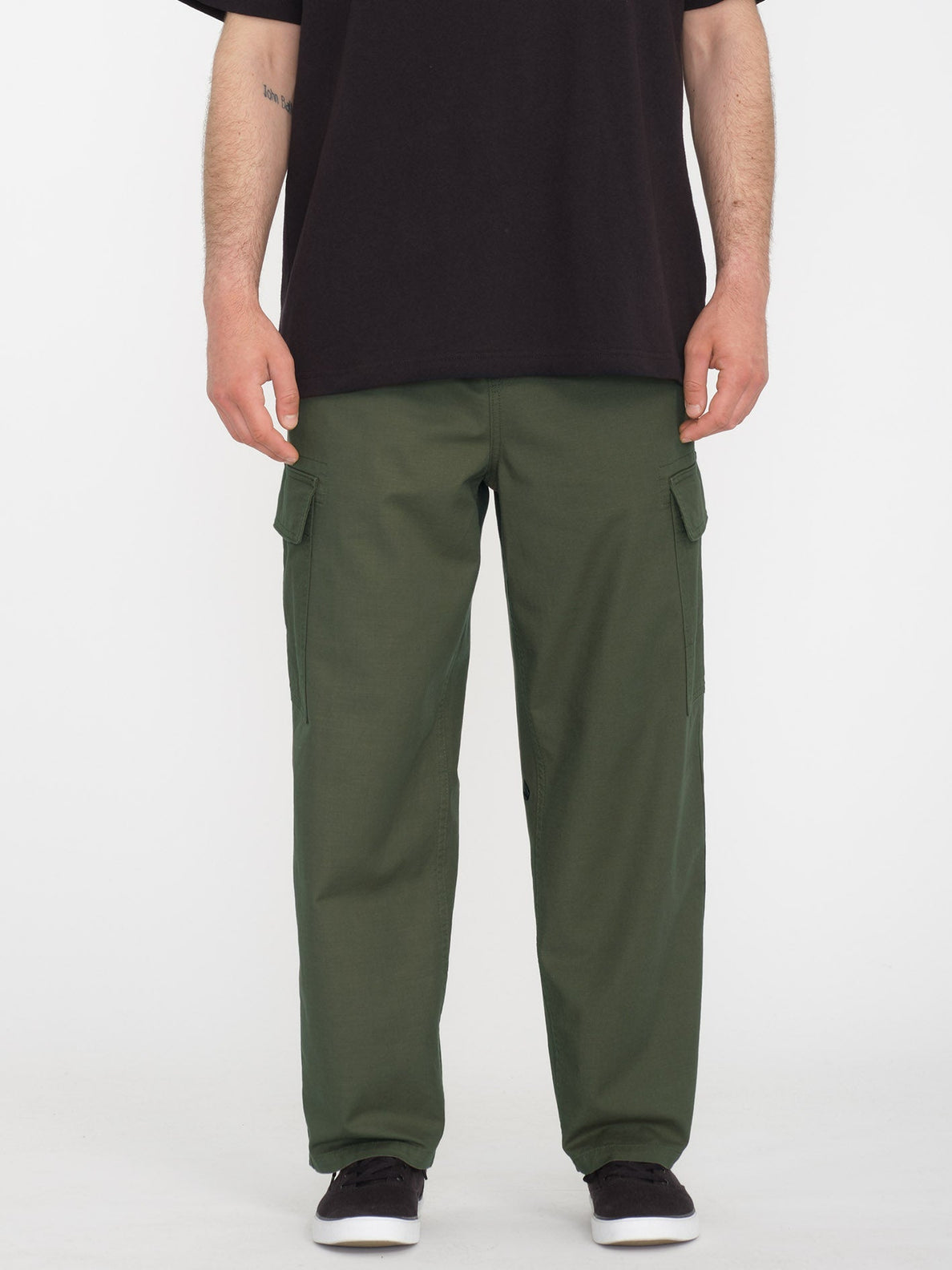 Pantaloni Billow tapered cargo verde