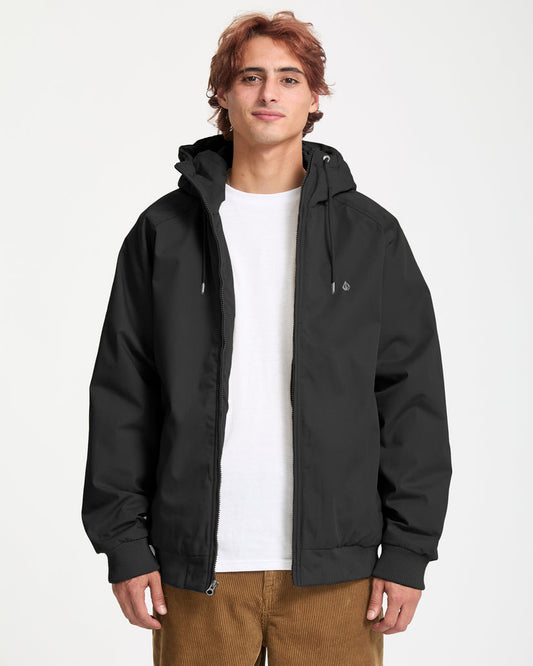 Giacca Hernan 10K con cappuccio nero