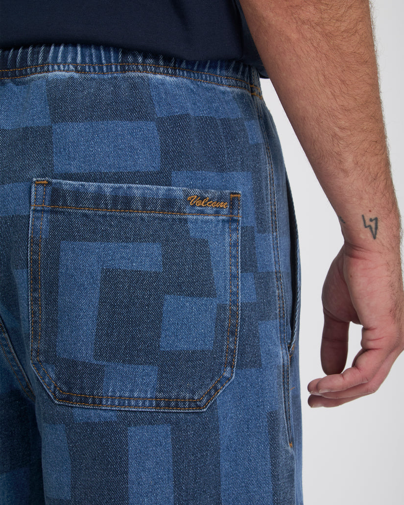 Jeans Fa carrau in denim fantasia