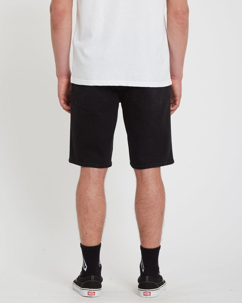 Pantaloncini Solver denim nero
