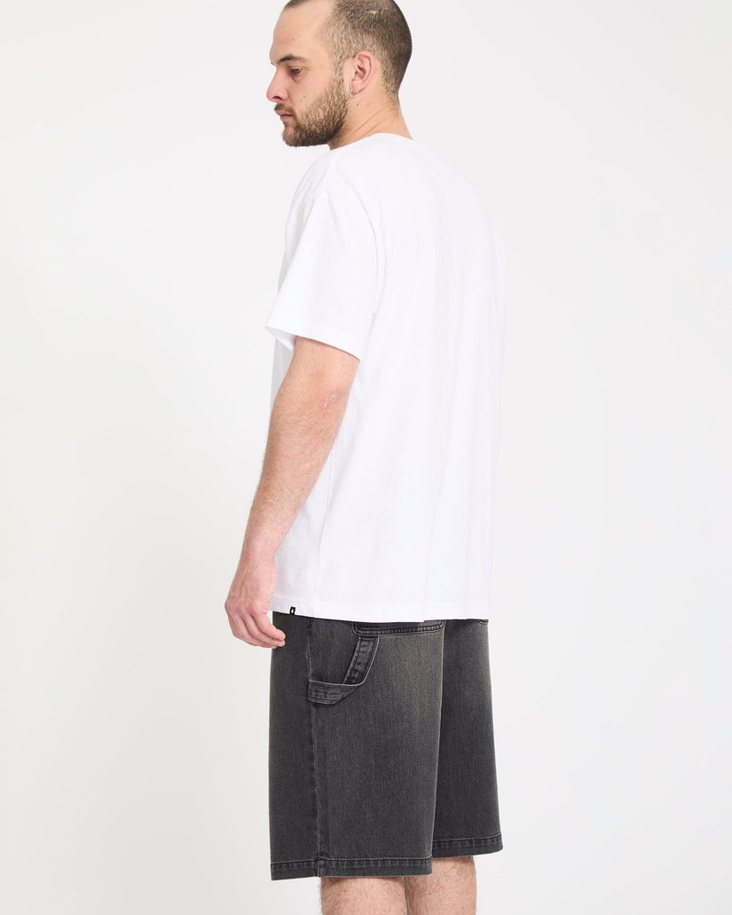 Pantaloncini Kraftsman denim grigio