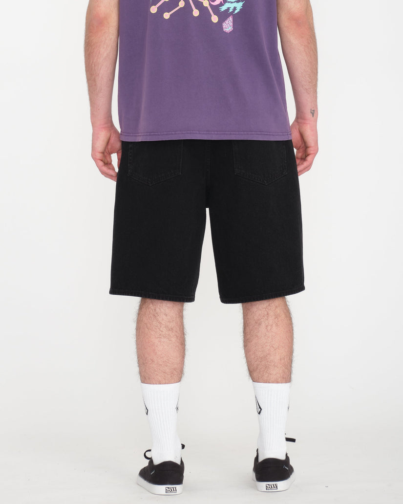 Pantaloncini Billow denim nero