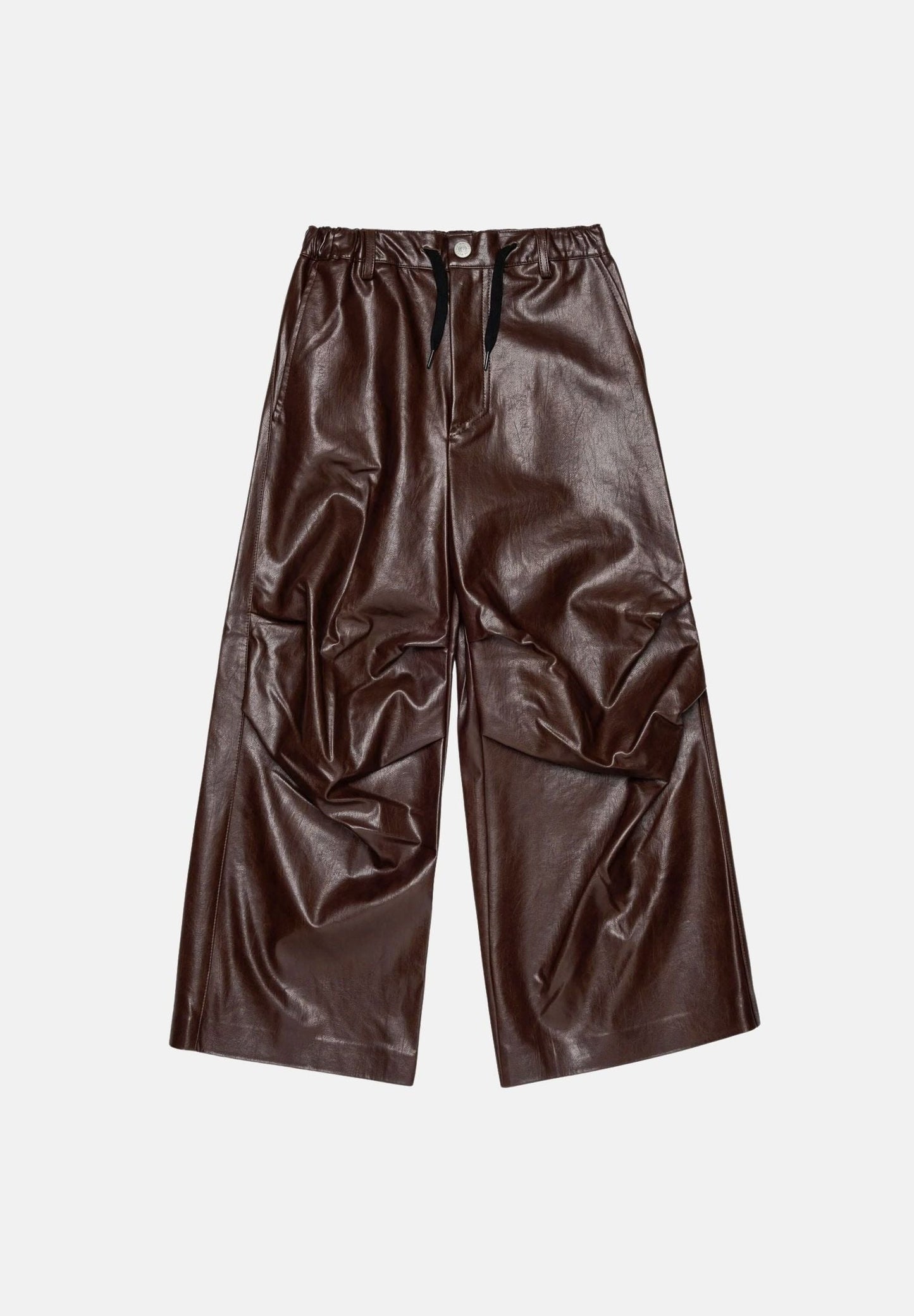 Pantalone Maison Margiela in pelle bordeaux  - 12/16 ANNI
