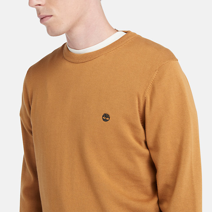 Maglione  Williams River girocollo tabacco