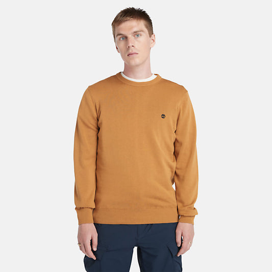 Maglione  Williams River girocollo tabacco