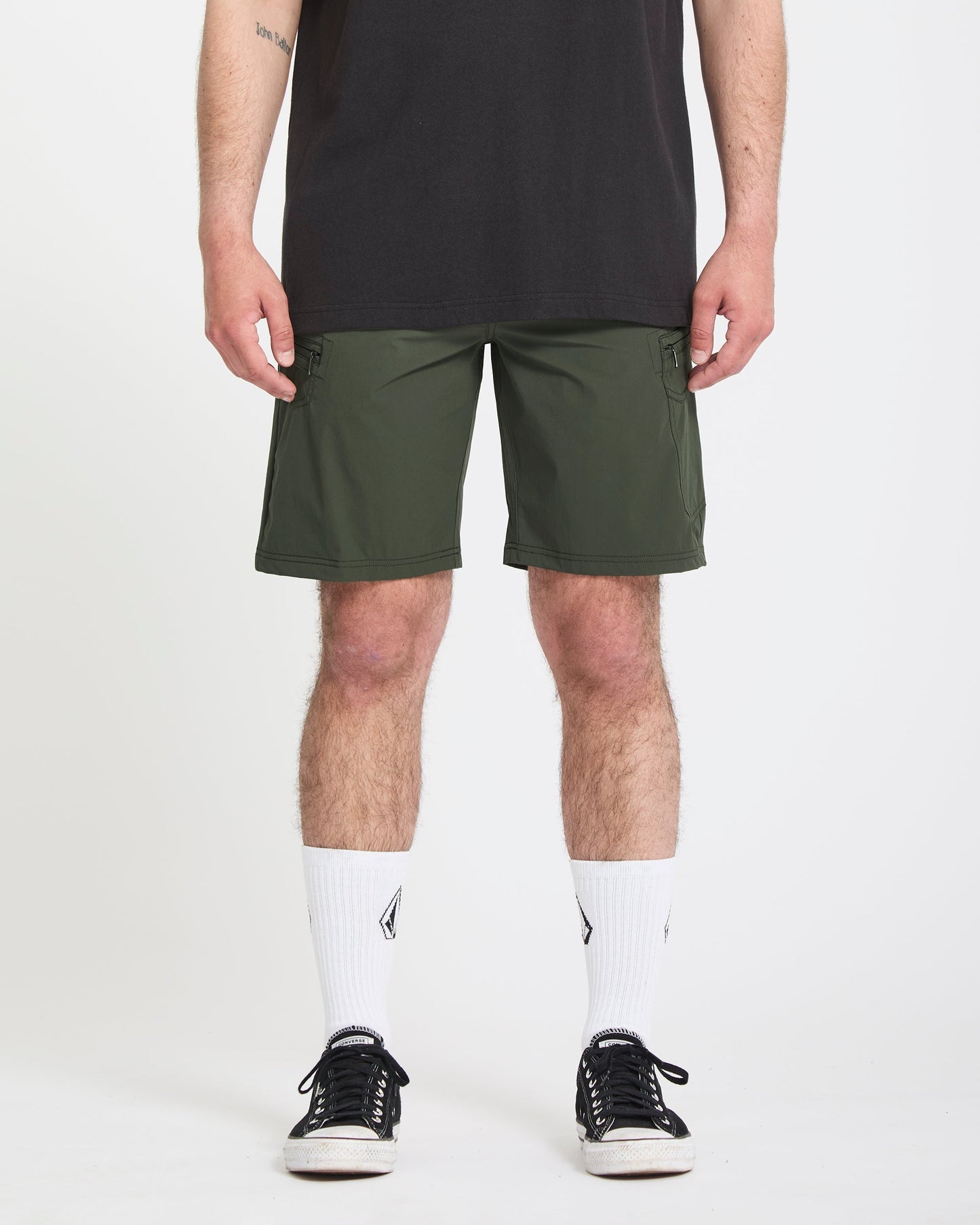 Pantaloncini Cashed cargo hybrid 20 verde
