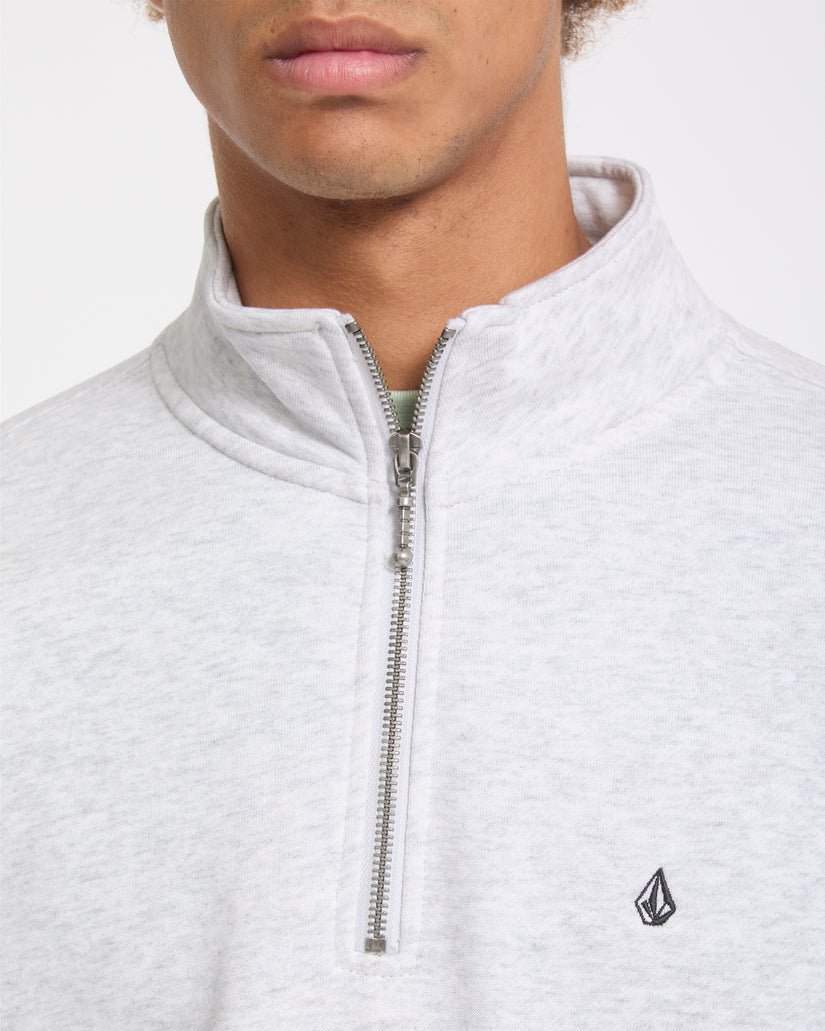 Felpa Single stone 1/4 zip girocollo grigio