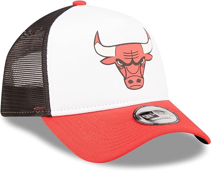 Cappellino A-Frame Trucker chicago bulls bianco/rosso