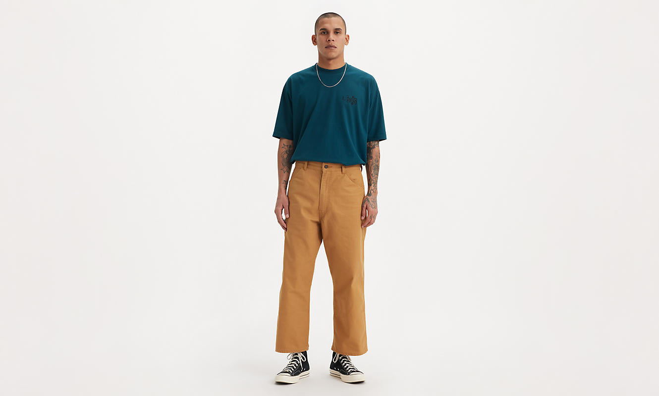 Pantalone Skate Carpenter Crop marrone