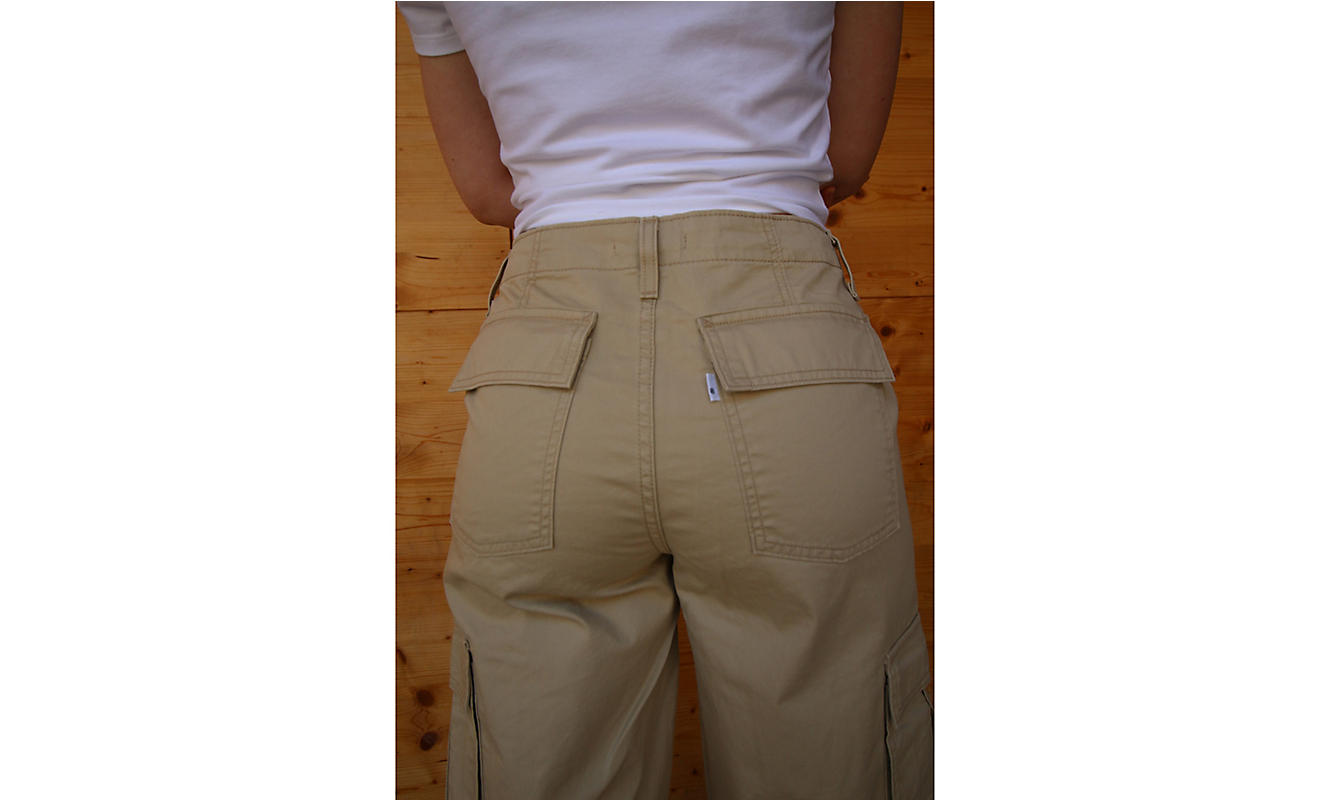 Pantalone Baggy Cargo sabbia