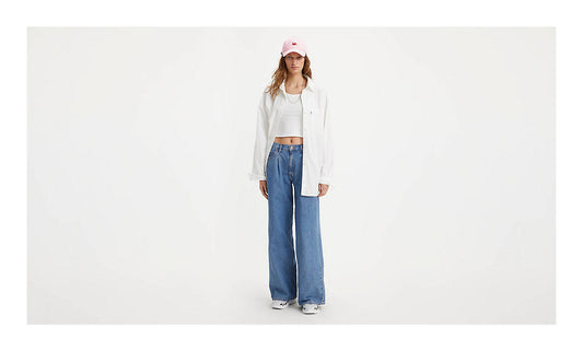 Jeans Baggy Dad Wide Leg blu