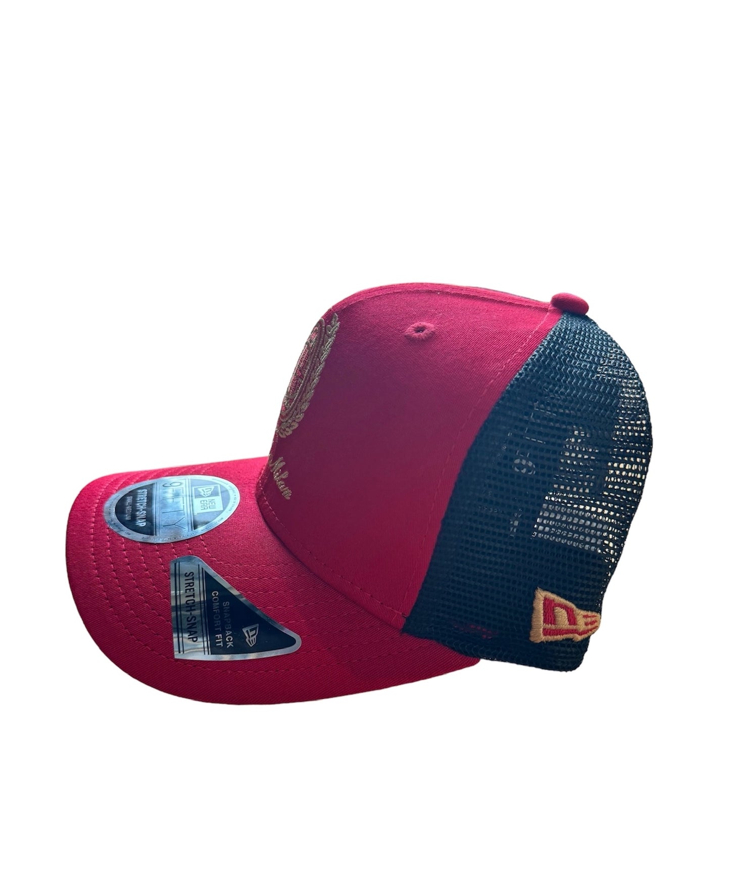 Cappellino 9FIFTY AC Milan retinato rosso