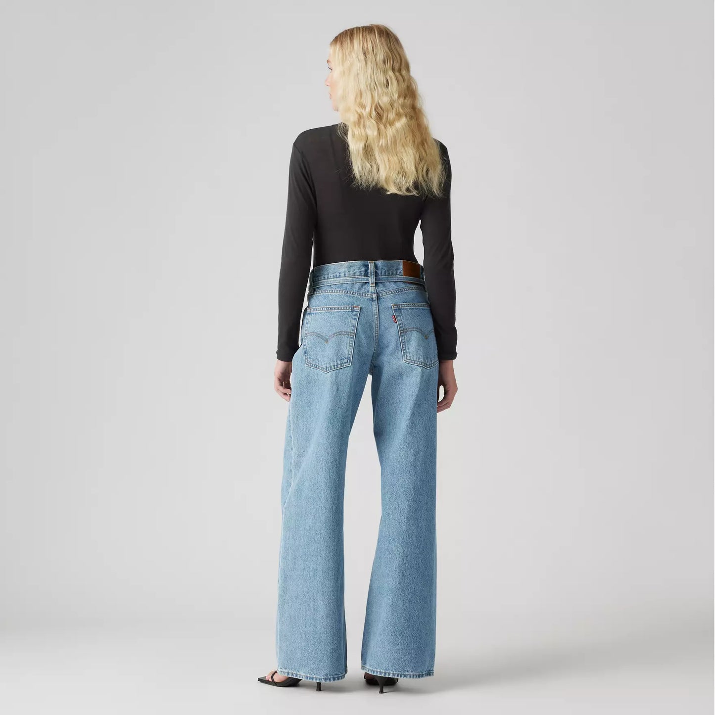 Jeans XL Straight con cinta denim chiaro