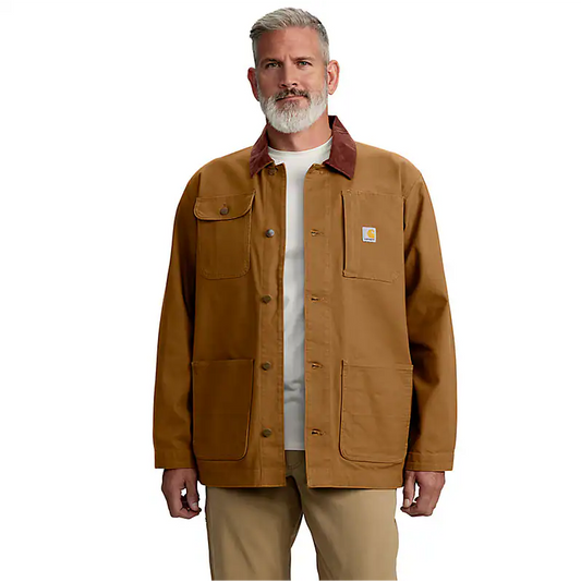 Giacca Duck rugged flex loose fit marrone