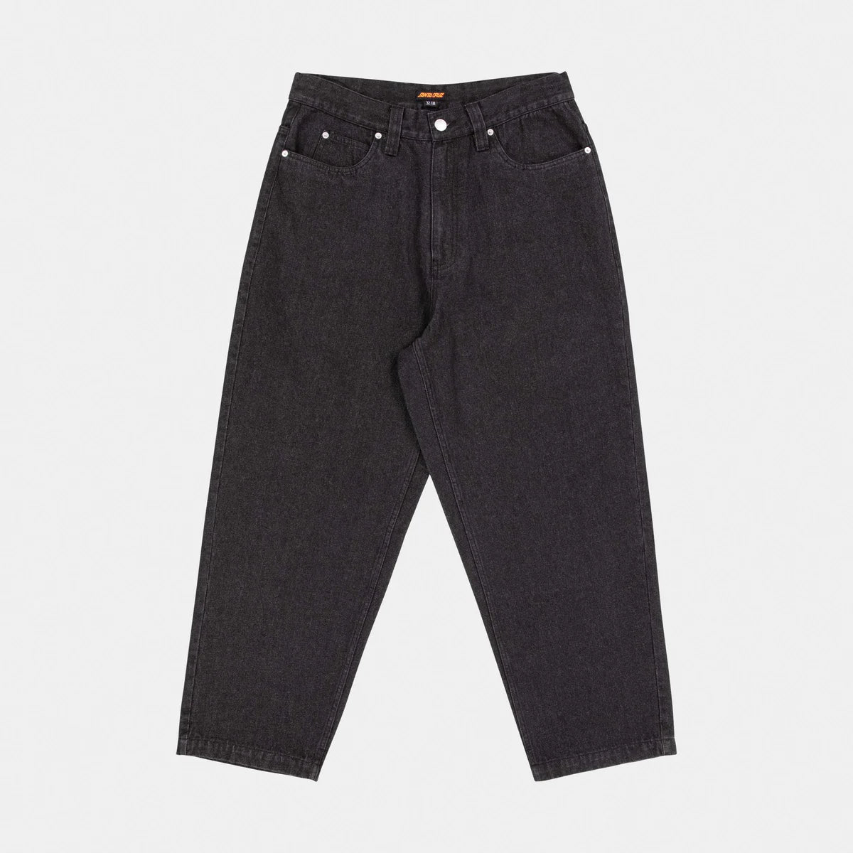 Jeans Big Santa Cruz denim nero slavato