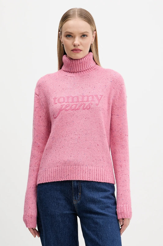 Maglione Tommy Jeans rosa