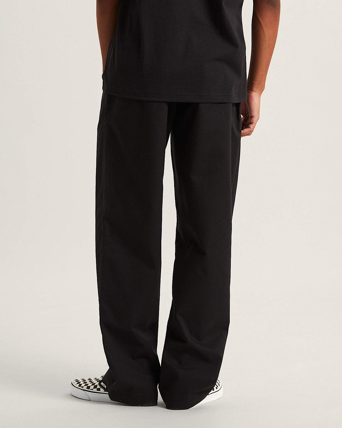 Pantaloni Authentic chino loose nero