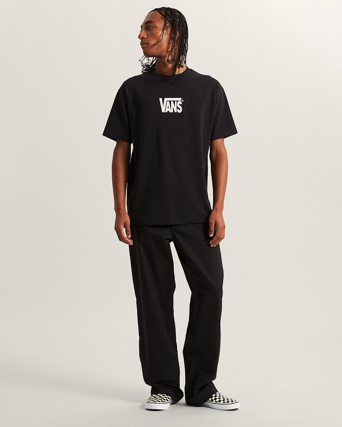 Pantaloni Authentic chino loose nero
