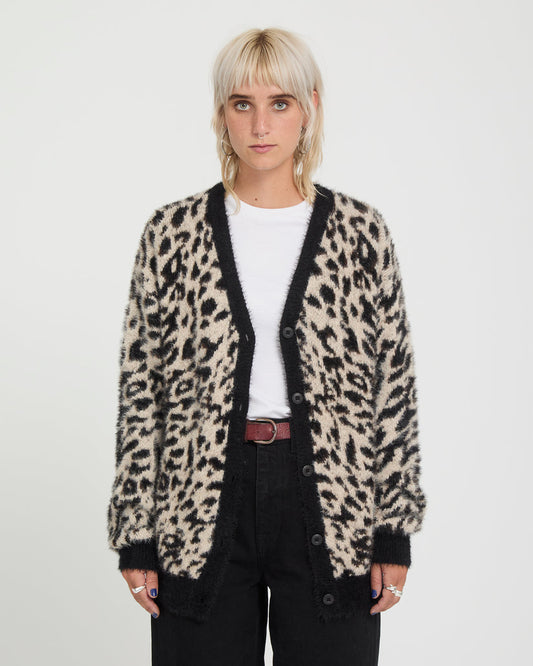 Cardigan Tigardi leopardato