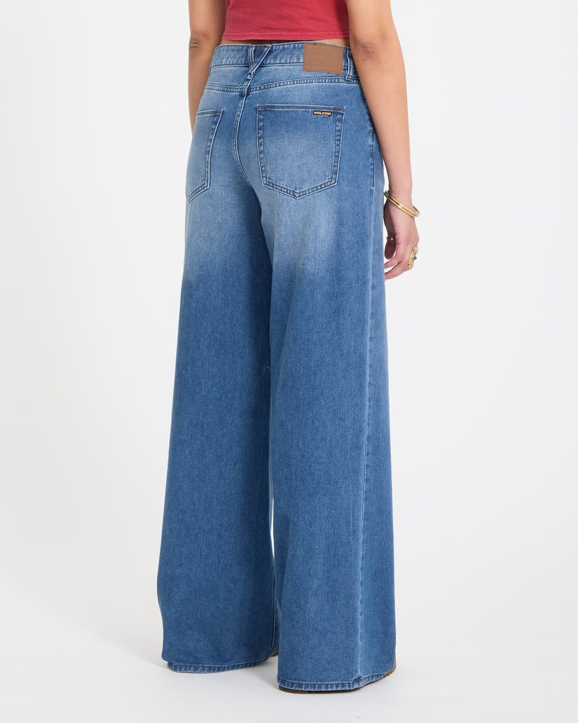 Jeans Stoned boyfriend in denim blu