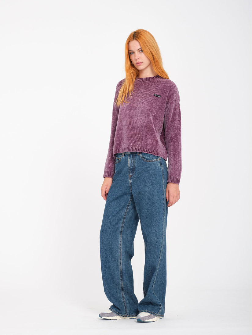 Jeans Stoned high rise scuro