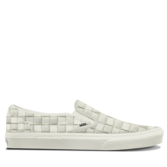 Vans Slip on checkboard in tessuto crema
